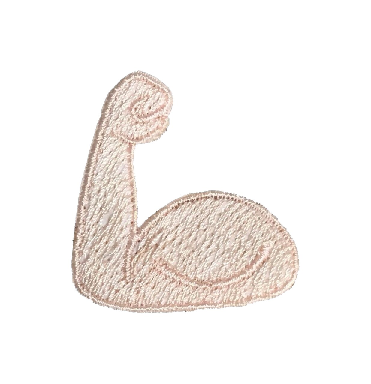 Light Skin Arm, Flexed Muscles, Fitness, Embroidered, Iron on Patch